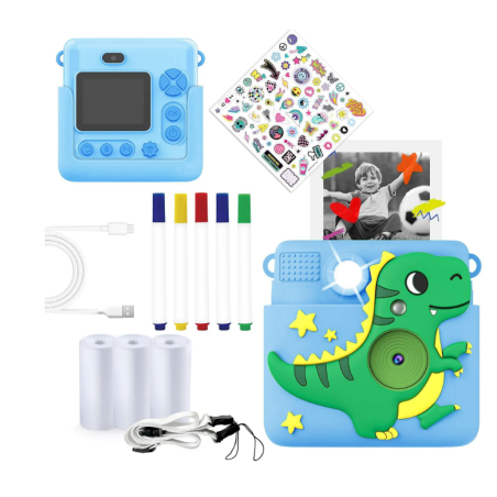 Cámara Instantánea Dinosaurio Azul