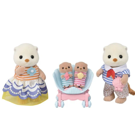 Sylvanian Families Familia Nutria Marina