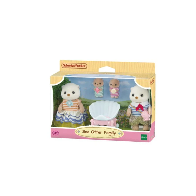Sylvanian Families Familia Nutria Marina De Epoch Para Imaginar