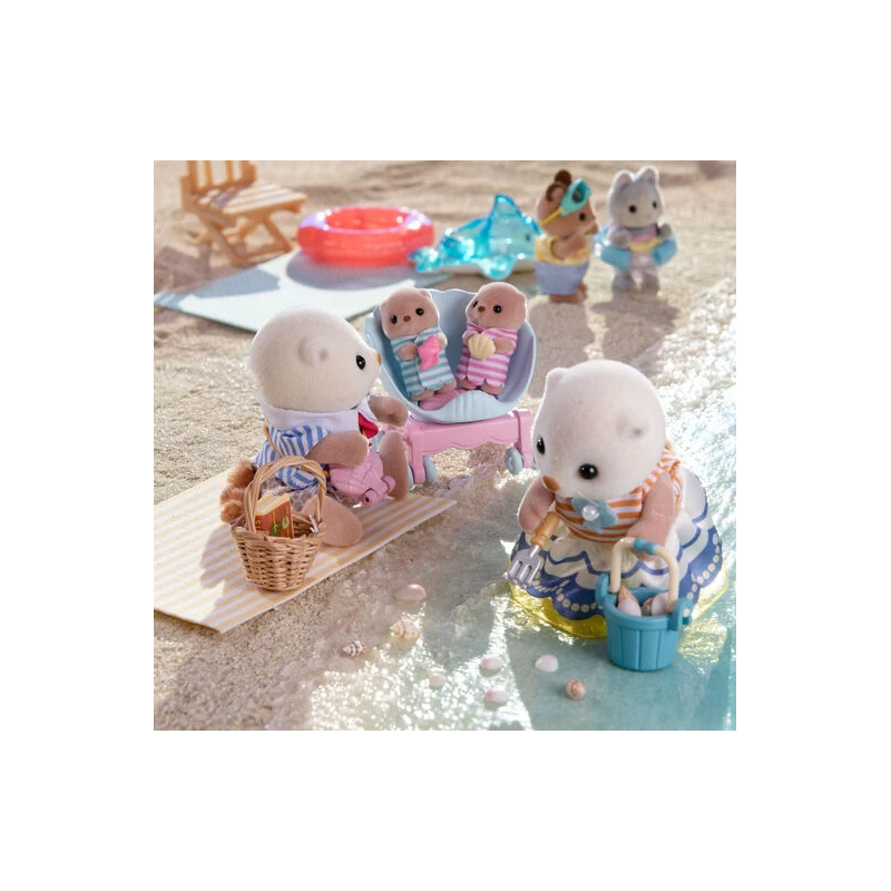 Sylvanian Families Familia Nutria Marina
