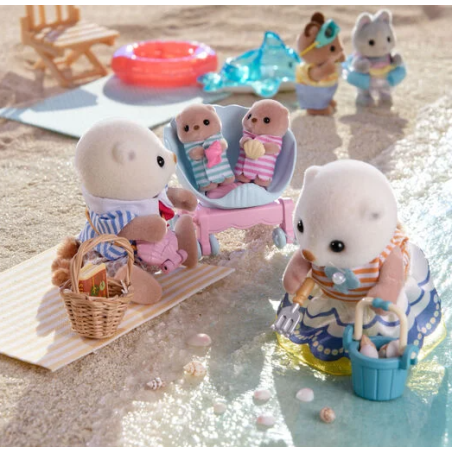 Sylvanian Families Familia Nutria Marina