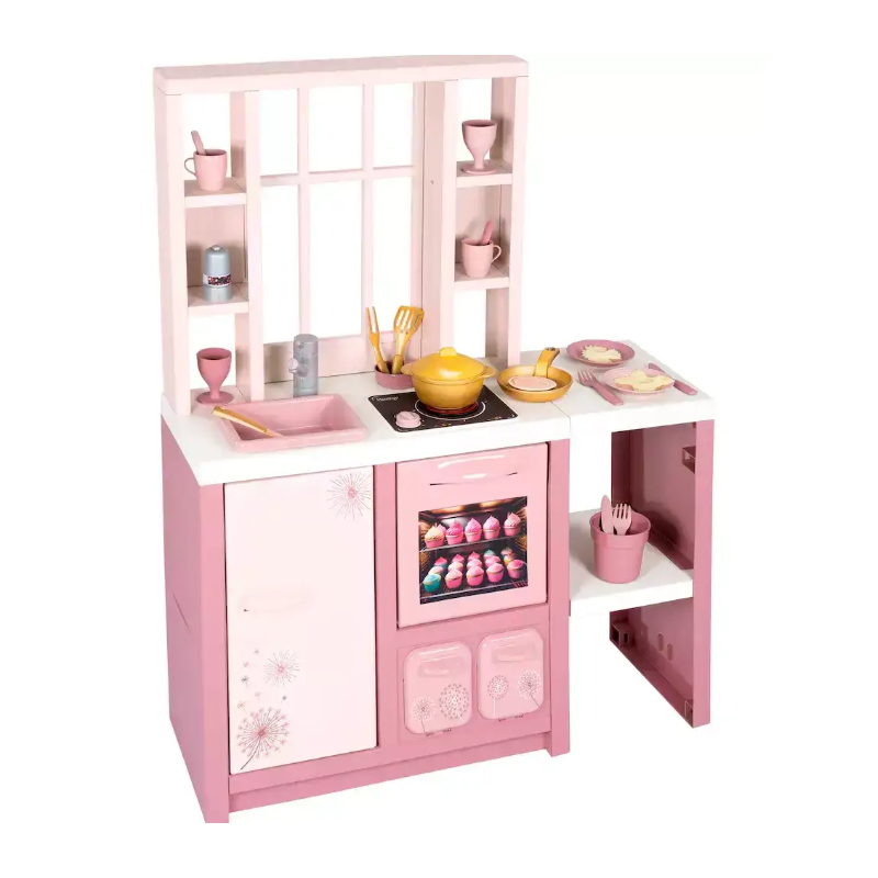 Cocina Loft Rosa Electrónica Smoby