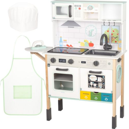 Cocina Eléctrica De Madera WOOMAX Con Lavadora