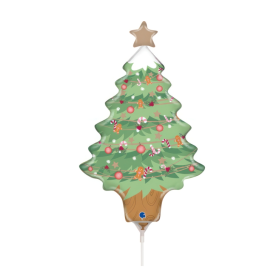 Mini Globo Árbol De Navidad De Liragram