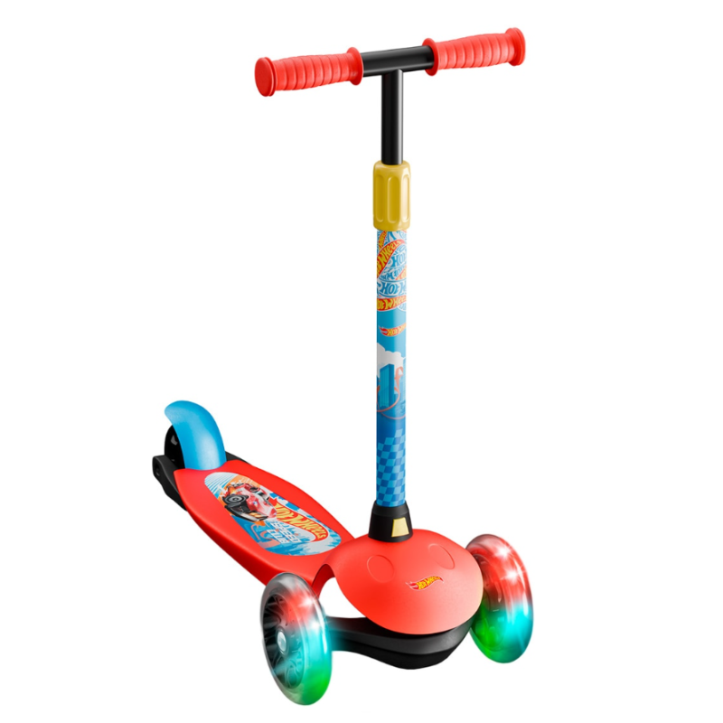Patinete Hot Wheels Con Luces LED De Deqube