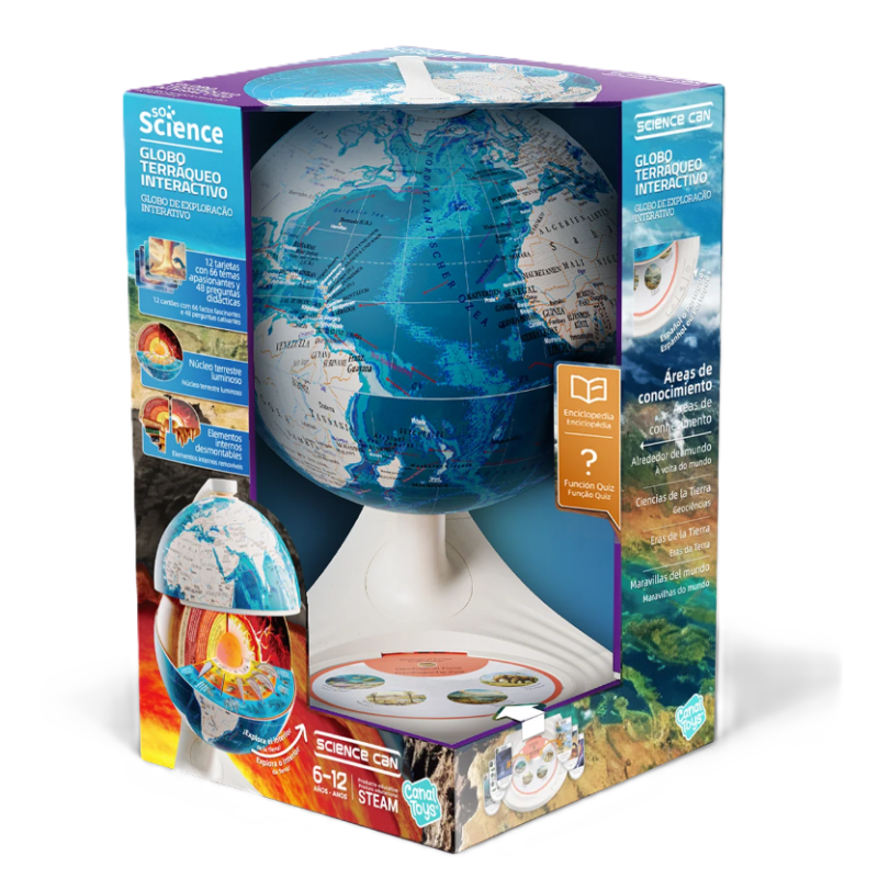 Globo Interactivo Exploración Y Aprende De Canal Toys