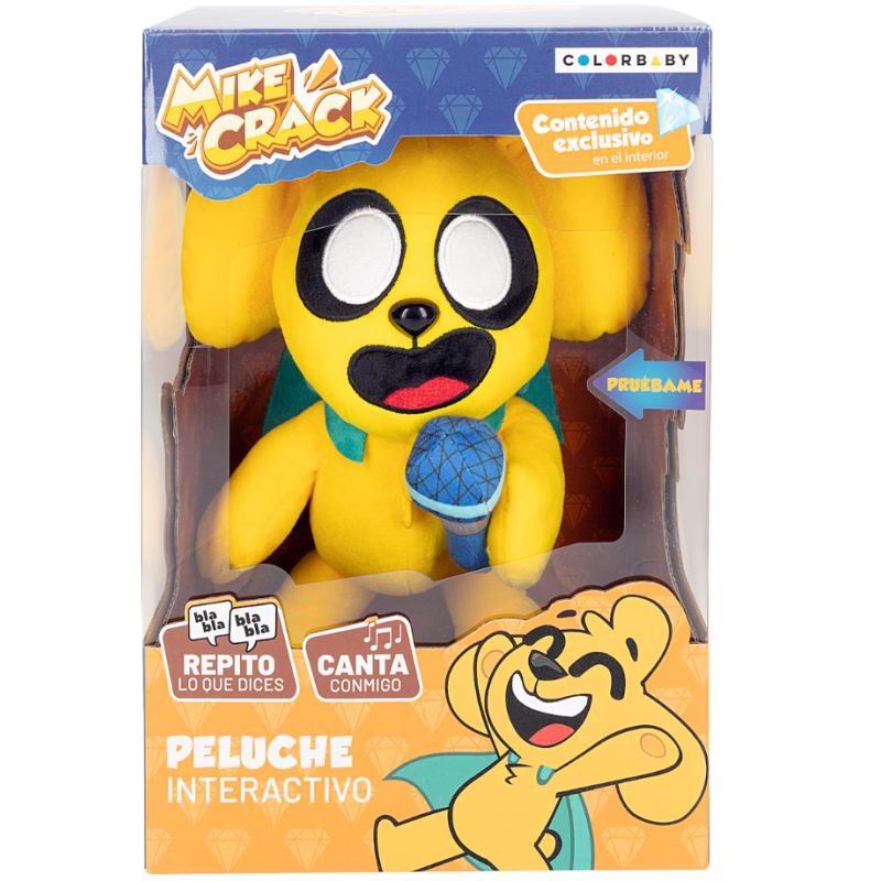 Peluche Interactivo Mikecrack De Colorbaby