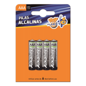 Pilas Alcalinas AAA LR03 1,5 V
