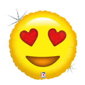 Mini Globo Emoji Amor De Fiesta Y Cumpleaños