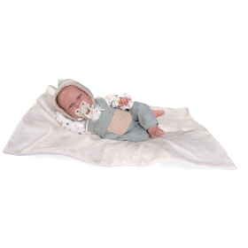 Muñeca Toneta Con Bolitas Y Mantita 2