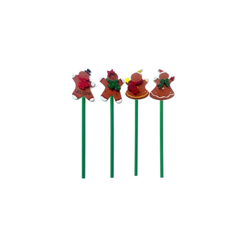 Lápiz Navideño Galleta De Jengibre Surtido
