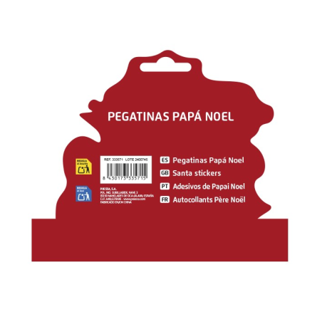 Pegatinas Navidad Papá Noel