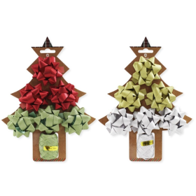 Pack de Cocas Árbol de Navidad (6 uds + Lazo) Surtido