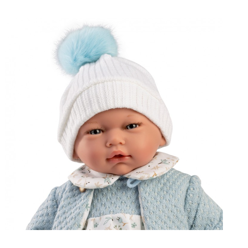 Muñeca Con Peso Julen, Pelele Azul