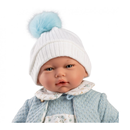 Muñeca Con Peso Julen, Pelele Azul