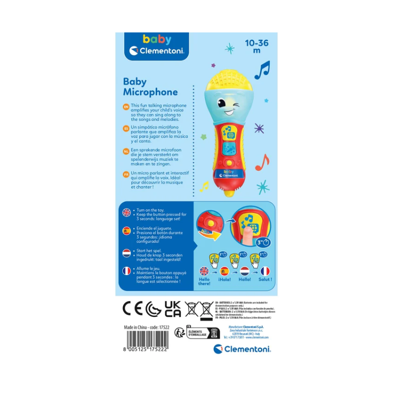 Clementoni Baby Micrófono