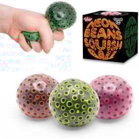 Scrunchems Pelota Squishy Neón Beans 2