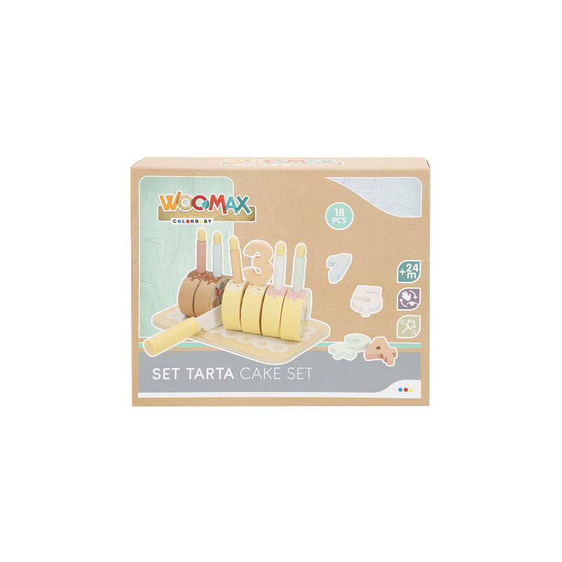 Woomax Set Tarta De Madera +24M