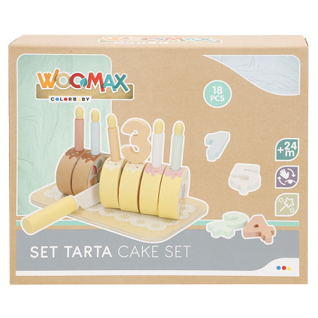 Woomax Set Tarta De Madera +24M
