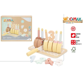 Woomax Set Tarta De Madera +24M 2