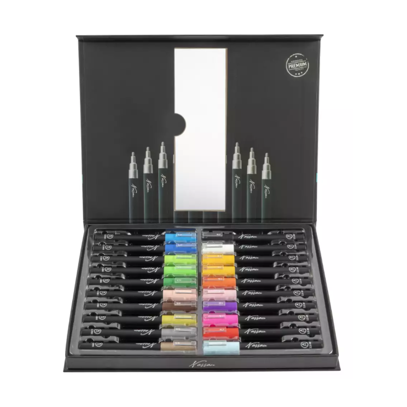 Set 20 Marcadores Acrílicos Nassau