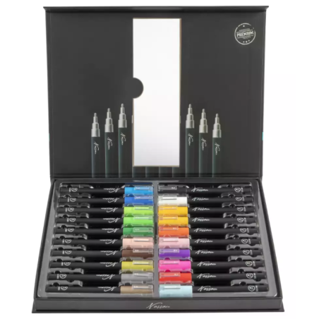 Set 20 Marcadores Acrílicos Nassau