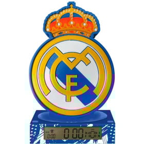 Lámpara 3D Alarma Y Despertador Hala Madrid