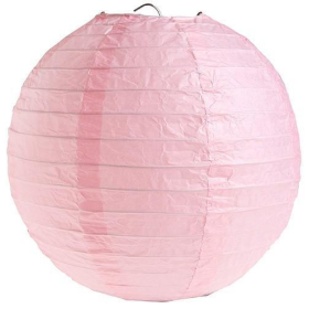 Farolillos Rosas De Papel 30 Cm