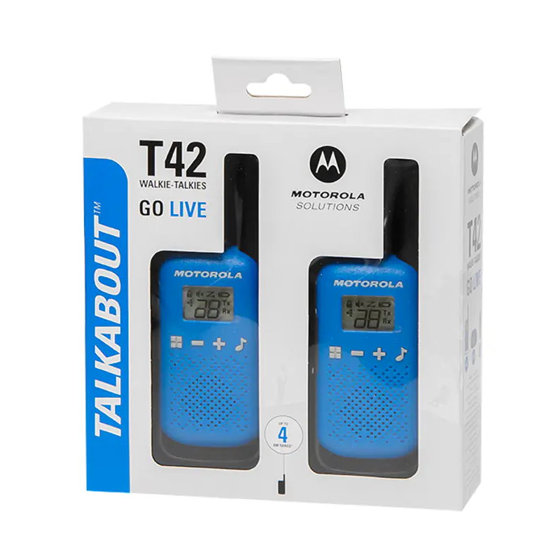 Walkie Talkie Motorola T42 Azul