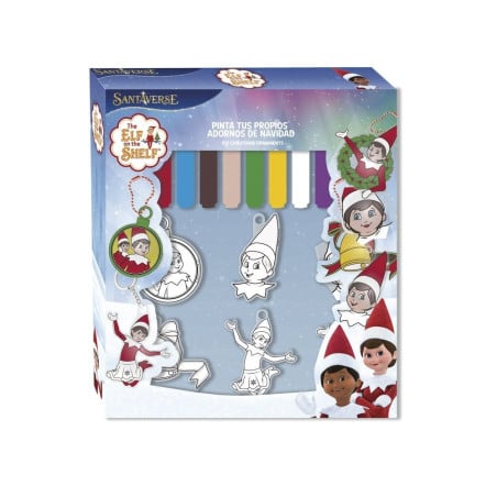 Set Adornos Para Colorear The Elf On The Shelf