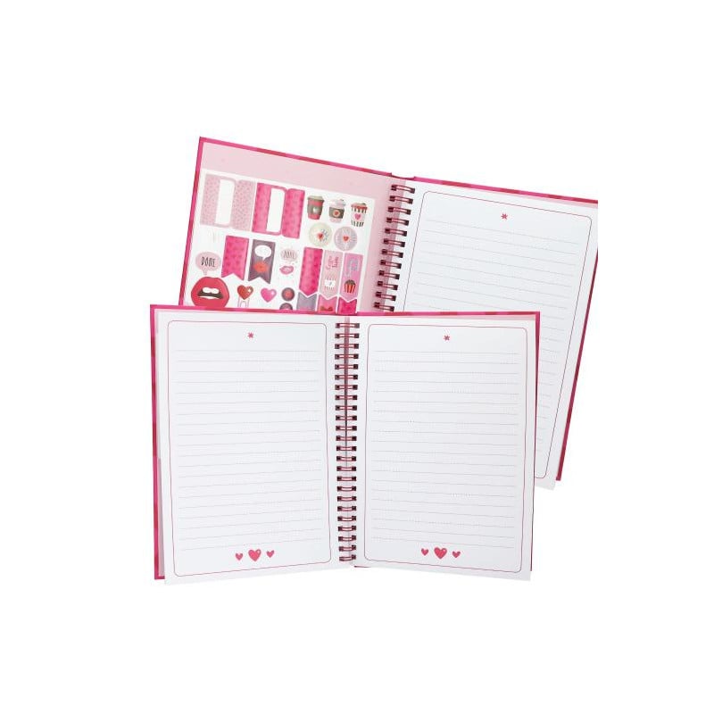 PENfection Set Libreta Con Bolígrafos Corazones