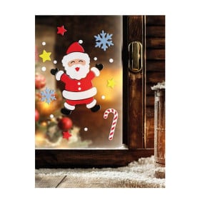 Decoración Gel Papá Noel 20x25 cm 2