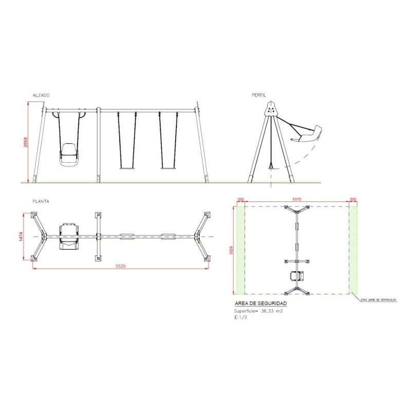 Columpio Babilonia Inclusivo  