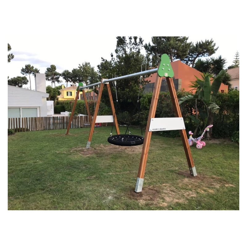 Columpio PERSÉPOLIS doble + asiento nido  