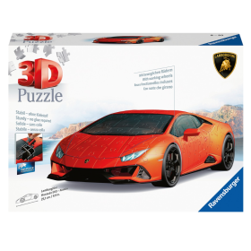 Puzzle 3D Lamborgini Huracán EVO Naranja De Ravensburguer