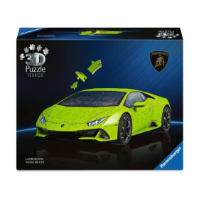 Puzzle 3D Lamborgini Huracán EVO Verde De Ravensburger 2
