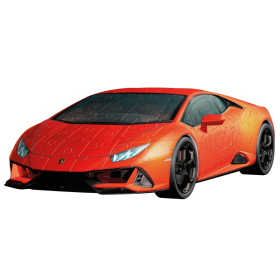 Puzzle 3D Lamborgini Huracán EVO Naranja De Ravensburguer 2