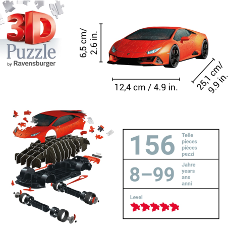 PUZZLE 3D LAMBORGHINI HURACAN