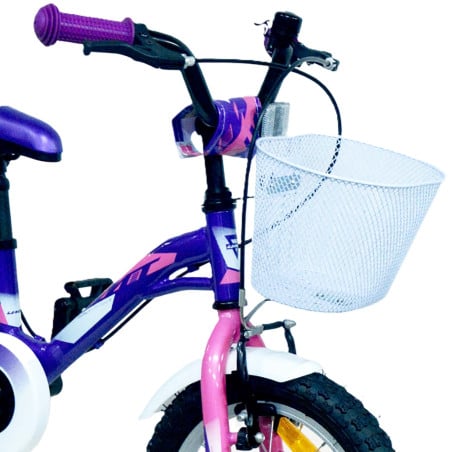 Bicicleta Alice Violeta 14 Pulgadas 3-5 Años