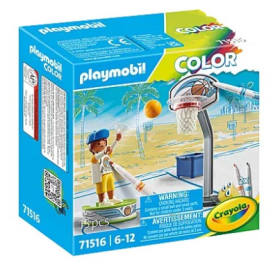 Playmobil Color: Skatepark Con Baloncesto