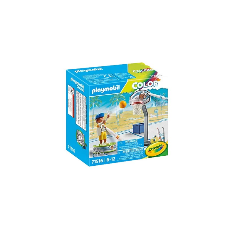 Playmobil Color: Skatepark Con Baloncesto