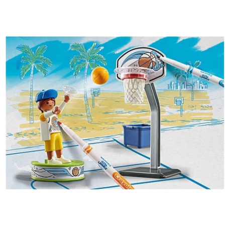 Playmobil Color: Skatepark Con Baloncesto