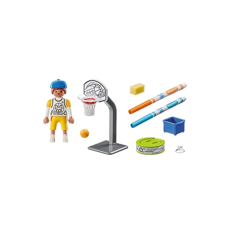 Playmobil Color: Skatepark Con Baloncesto