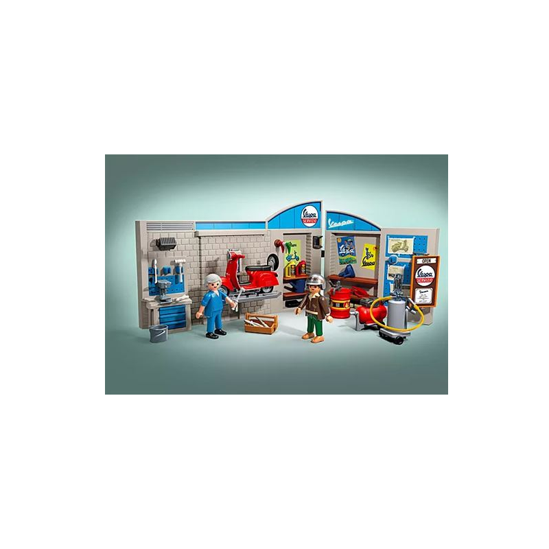 Playmobil Vespa: Garaje Años 60