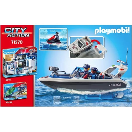 Playmobil City Action: Persecución Policial En El Agua