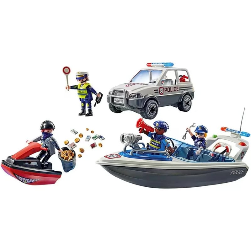 Playmobil City Action: Persecución Policial En El Agua