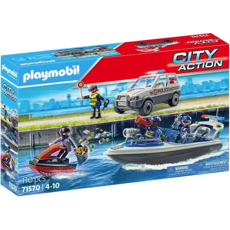 Playmobil City Action: Persecución Policial En El Agua
