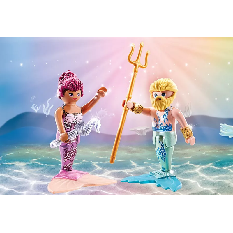 Playmobil Duo Pack: Sirena Y Tritón