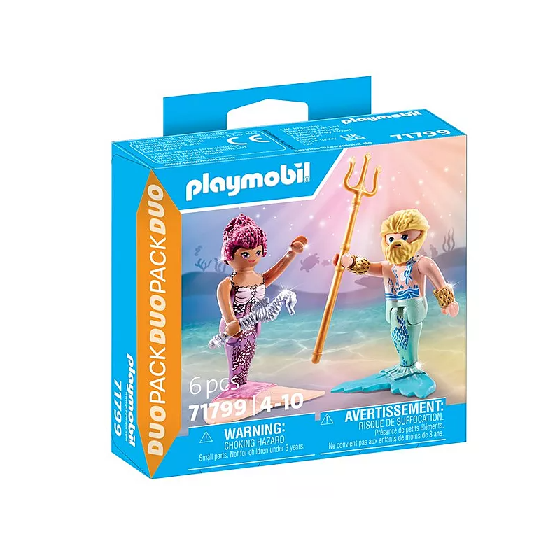 Playmobil Duo Pack: Sirena Y Tritón