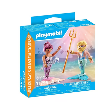 Playmobil Duo Pack: Sirena Y Tritón